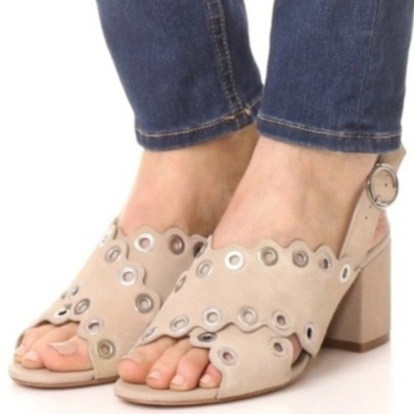 Sam Edelman | Seana Block Heel Sandal in "Bistro" - Picture 1 of 10